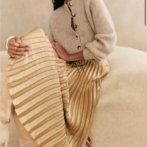 Sezane Dune Skirt Gold Size S